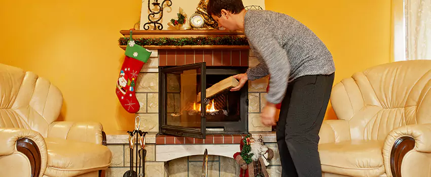 Rusted Metal Fireplace Restoration in Elizabethtown, Kentucky
